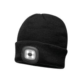 Winchester Running Club Unisex LED Beanie, Black